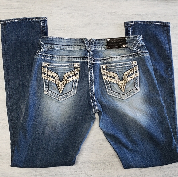 🌻Distressed Vigoss Jeans - Picture 1 of 5